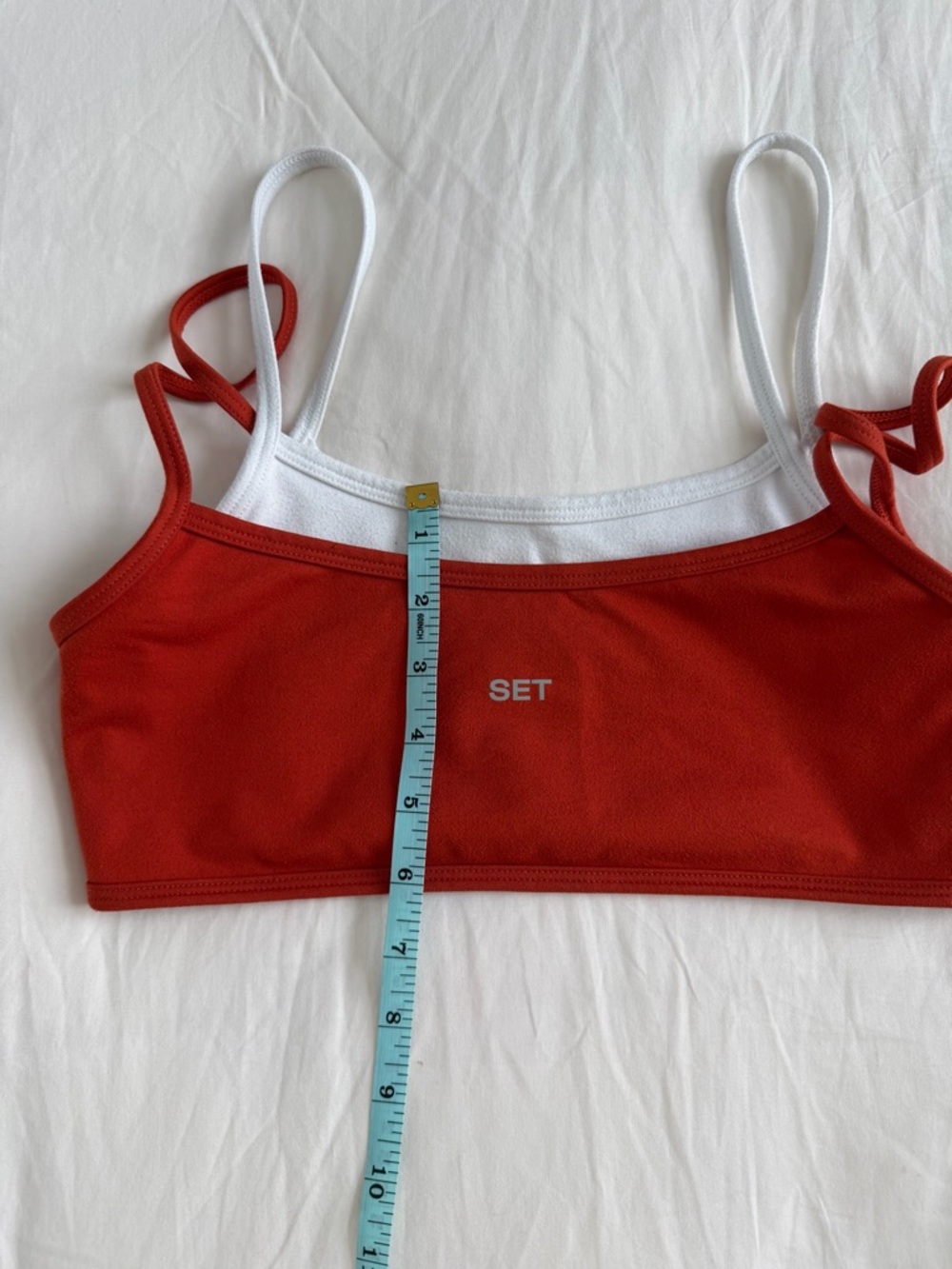 Set Active FormCloud® Cloud Layered Training Sports Bra in Cayenne - Picture 8 of 8